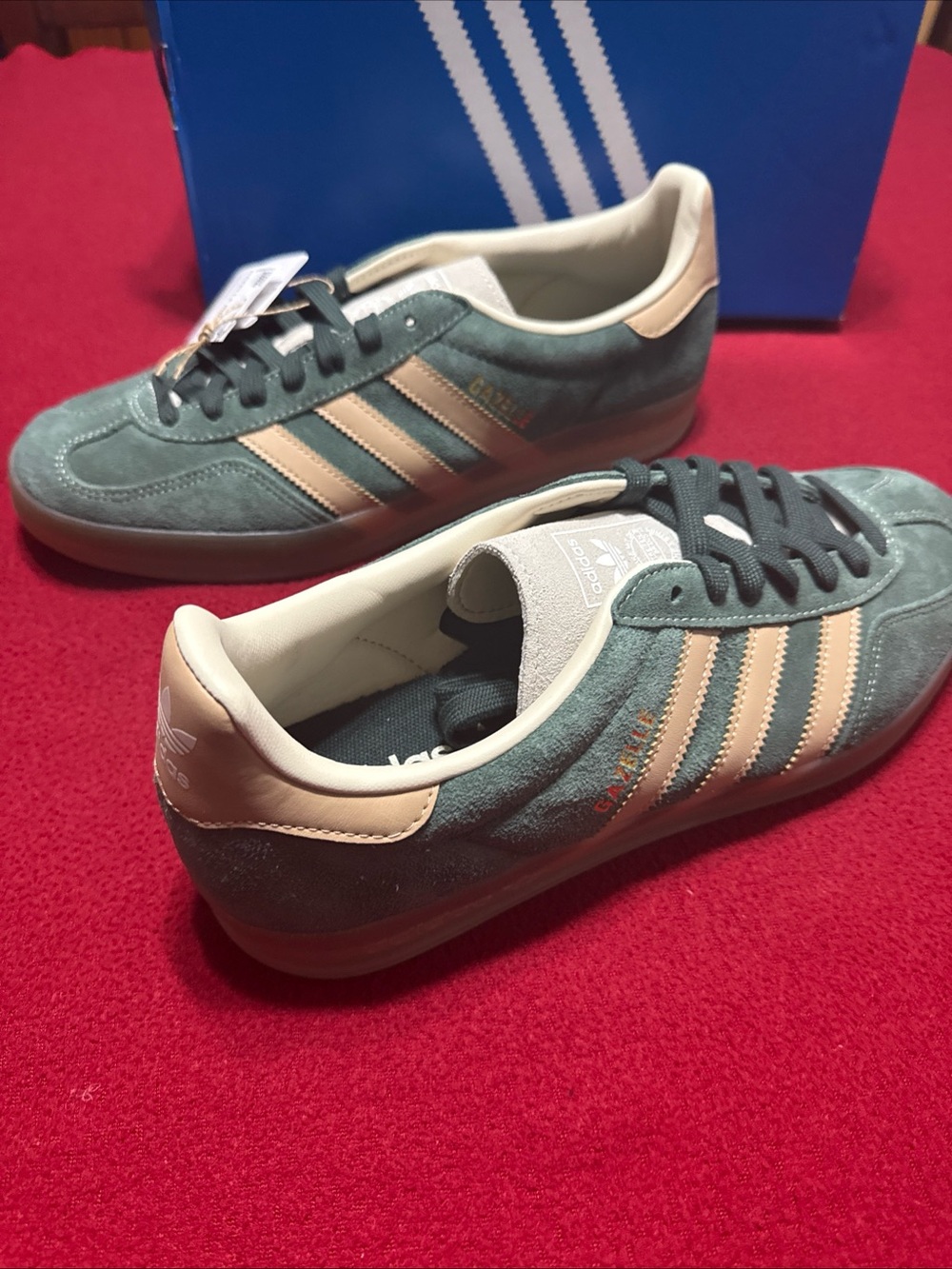 Adidas Gazelle Indoor Shadow Green Men's 9.5 / Women's 10.5